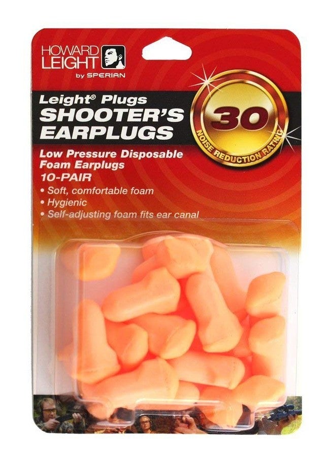 Howard Leight by Honeywell Low Pressure Disposable Foam Shooting Earplugs, 10-Pairs (R-01518) , Orange - Image 3